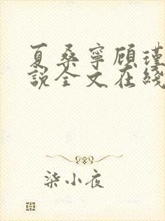 夏桑宁顾瑾琛小说全文在线阅读