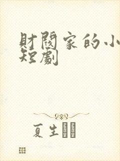 财阀家的小儿子短剧