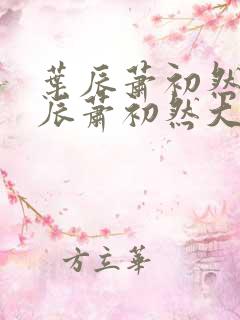 叶辰萧初然 叶辰萧初然大结局