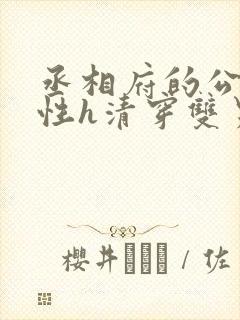 丞相府的公子双性h清穿双男主