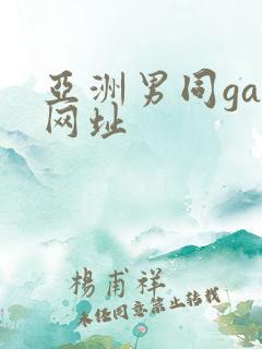 亚洲男同gay网址