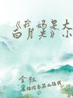 《我妈是大佬的白月光》小说