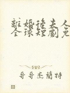 离婚后夫人惊艳全球短剧免费观看