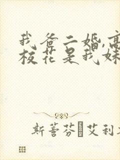 我爸二婚,高冷校花是我妹小程序