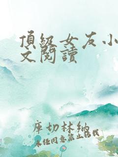 顶级女友小说全文阅读