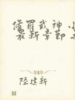 修罗武神 小说 最新章节 无弹窗