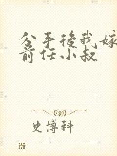 分手后我嫁给了前任小叔