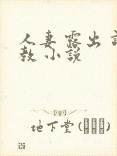 人妻 露出 调教 小说