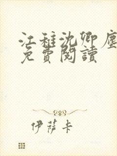 江稚沈卿尘全文免费阅读