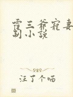 霍三爷宠妻请克制小说