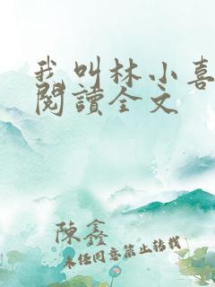 我叫林小喜全文阅读全文
