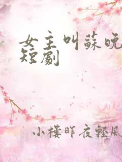 女主叫苏晚晚的短剧