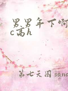 男男年下啊哈被c高h