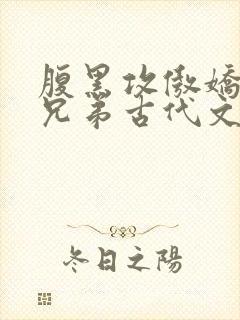 腹黑攻傲娇受师兄弟古代文