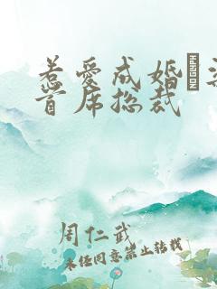 惹爱成婚·染指首席总裁