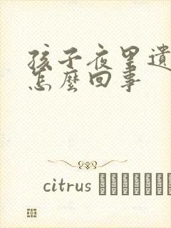 孩子夜里遗尿是怎么回事