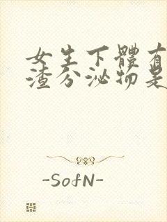 女生下体有豆腐渣分泌物是什么原因