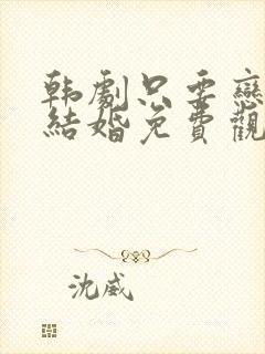 韩剧只要恋爱不结婚免费观看