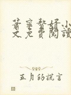 萧宁赘婿小说全文免费阅读