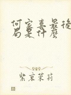 何家喜最后的结局是什么