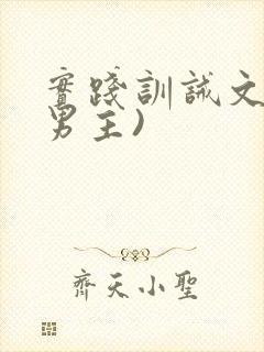 实践训诫文(双男主)