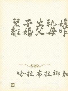 儿子出轨媳妇要离婚父母咋办