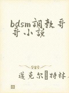 bdsm调教哥哥小说
