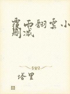 覆雨翻云小说无删减