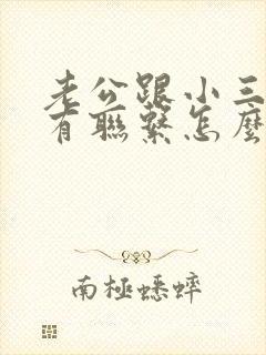 老公跟小三一直有联系怎么办