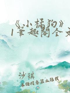 《小橘狗》1v1笔趣阁全文