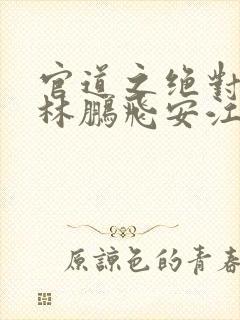 官道之绝对权力林鹏飞安江小说全集完整版