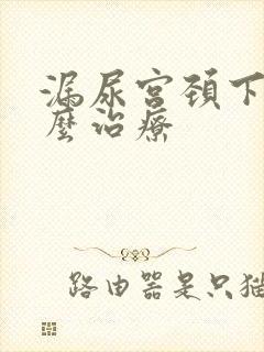 漏尿宫颈下垂怎么治疗