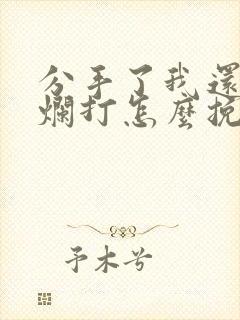 分手了我还死缠烂打怎么挽回