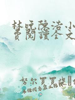 林晚陈浩小说免费阅读全文最新章节