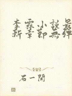 李霖小说最新更新章节无弹窗