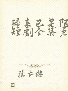 归来已是陌路人短剧全集免费