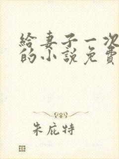 给妻子一次恋爱的小说免费阅读