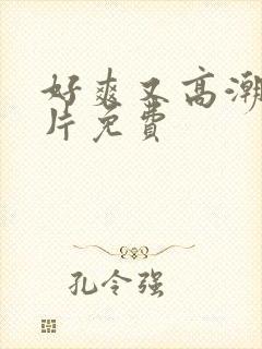 好爽又高潮了毛片免费