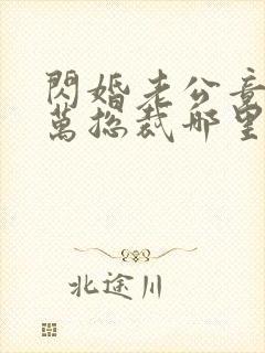 闪婚老公竟是亿万总裁哪里可以阅读