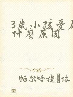 3岁小孩爱尿床什么原因