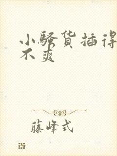 小骚货插得你爽不爽