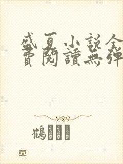 盛夏小说全文免费阅读无弹窗