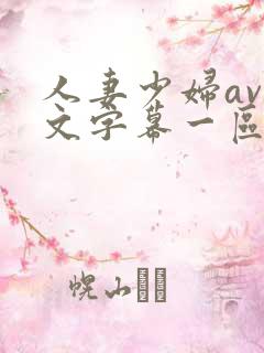 人妻少妇av中文字幕一区二区