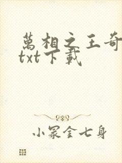 万相之王奇书网txt下载