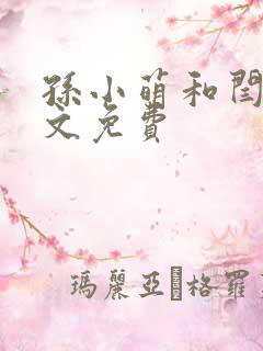 孙小萌和闫辰全文免费