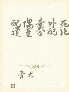 配偶意外死了,遗产分配比例