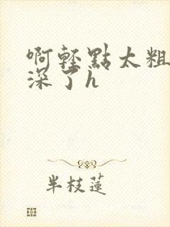 啊轻点太粗嗯太深了h