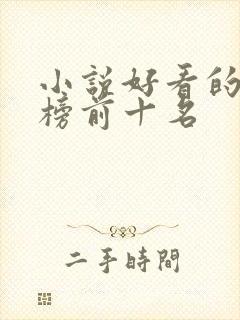 小说好看的排行榜前十名