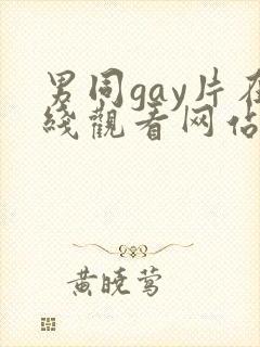 男同gay片在线观看网站