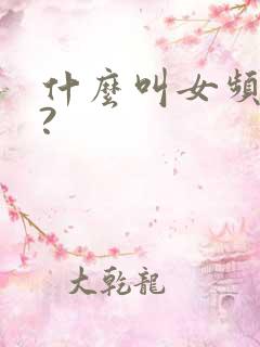 什么叫女频小说?